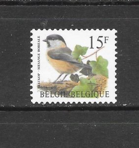 BIRDS - BELGIUM #1676 WILLOW TIT MNH