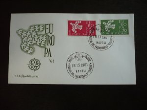 Postal History - Italy - Scott# 845-846 - First Day Cover