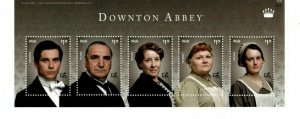 Palau - 2014 - Downton Abbey - Sheet of Five -MNH