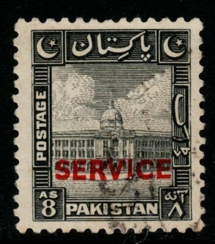 PAKISTAN SGO22 1948 8a BLACK FINE USED 