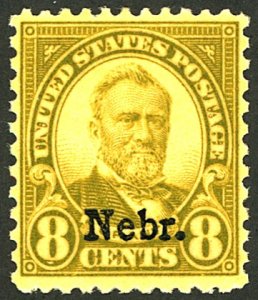 U.S. #677 MINT OG NH