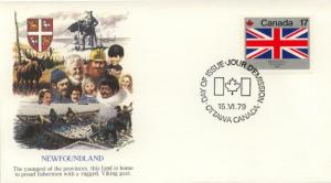1979 Canada Newfoundland Flag (Scott 830) Fleetwood FDC
