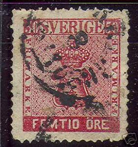 Sweden #12a VF Used