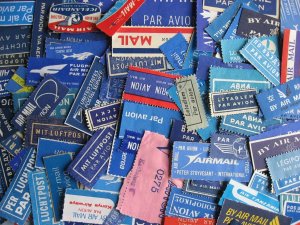 Airmail Labels 110 different country, type, style, worldwide, check them out! 