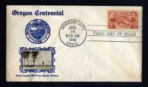 # 964 First Day Cover Unaddressed with Crosby cachet - 8-14-1948 - # 1