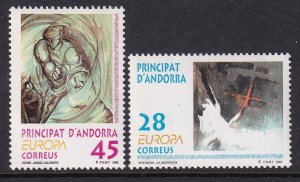 Andorra Spanish 223-224 MNH VF