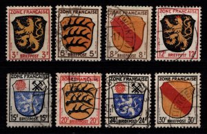 Germany [French Zone] General 1945 Arms, Set [Used]