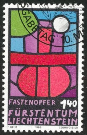 LIECHTENSTEIN Scott 843 Used 1986