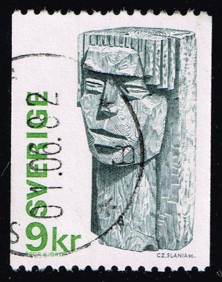 Sweden #1177 Girl's Head Statue; Used (0.25)