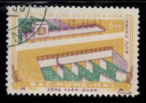 North Vietnam. Scott 95 Xuang Quang Dam stamp  Used
