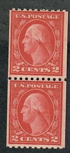 488 Washington MNH coil pair