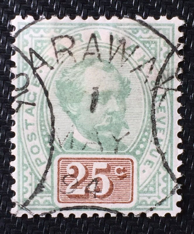 1888 Sarawak Sir Charles Vyner Brooke 25c Used SG#18 M4242
