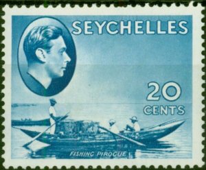 Seychelles 1938 20c Blue SG140 Fine MM