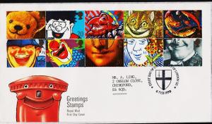 Great Britain. FDC.1990. Smiles. Fine Used