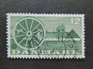 1960 A4P59F45 Denmark 12o Used-