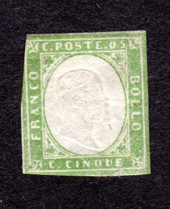 Italy Sardinia Scott # 10  MH  CV = $ 5.00   Lot 190148 -3