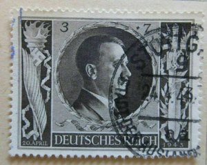 1943 A6P32F4 Germany Semi-Postal Stamp 3+7pf used-