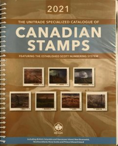 2021 Unitrade Specialized Catalogue of Canadian Stamps Scott Numbering System