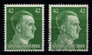 Germany 1944 Adolf Hitler def., 42pf [Unused / Used]