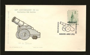 Argentina SC#743 on 1963 Cachet First Day Cover Used