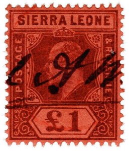 (I.B) Sierra Leone Revenue : Stamp Duty £1