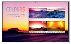 COLOR PRINTED AUSTRALIAN ANTARCTIC 1957-2020 STAMP ALBUM PAGES (44 illus. pages)