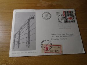 Poland  Cover addressed to Minister of  Post   # 2082   FDC