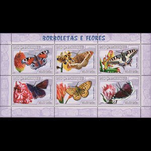 MOZAMBIQUE 2007 - Scott# 1774 S/S Butterflies NH