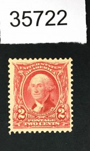 US STAMPS # 301 MINT OG LH LOT #35722