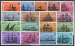 Bermuda #482-498 Unused Single (Complete Set)