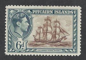 PITCAIRN ISLANDS SC# 6 FVF/NG 1940