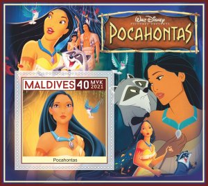 Stamps. Cartoons. Disney.   2021 year 6 sheets perforated MNH**