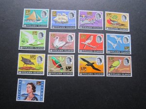 Pitcairn Island 1967 Sc 72-84 set MH