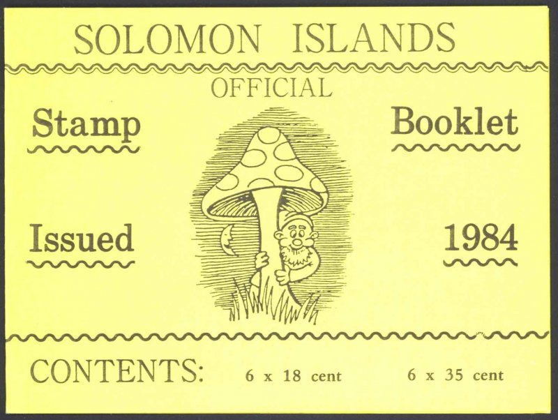 Solomon Islands Sc# SB6 SG# SB6 MNH Booklet 1984 Fungi