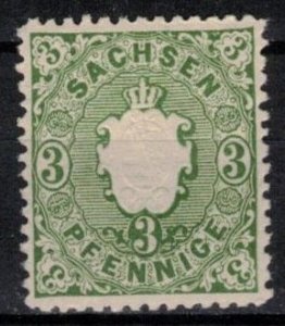 States - Saxony - Scott 15 MNH