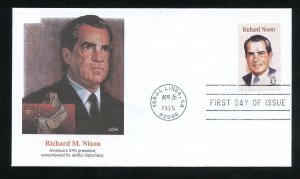 US 2955 Richard Nixon 37th President UA Fleetwood cachet FDC