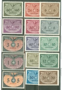 Poland #NO1-NO15 Mint (NH) Single (Complete Set)