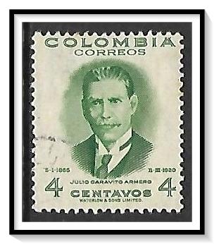 Colombia #573 Julio Garavito Armero Used