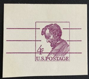 US #UX48 Mint Postal Card Cut Square Abraham Lincoln L12