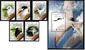 Norfolk Island #883-8 MNH cpl birds w SS