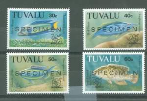 Tuvalu #629-632  Single (Complete Set)