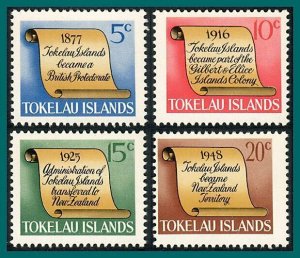 Tokelau 1969 History, MNH  #16-19,SG16-SG19