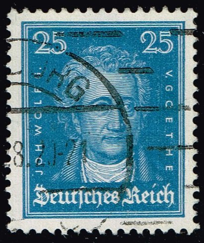 Germany #358 Johann Wolfgang von Goethe; Used (3Stars)