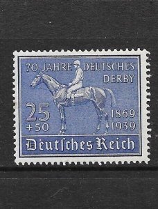 GERMANY Sc B144 NH ISSUE OF 1939. Sc$65 - DERBY 