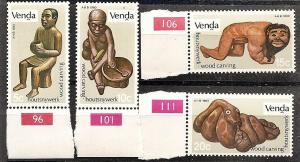 South Africa-Venda  24-27 MNH 1980 Pictorials