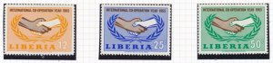 Liberia Scott 426-428, Mint Very Lightly Hinged