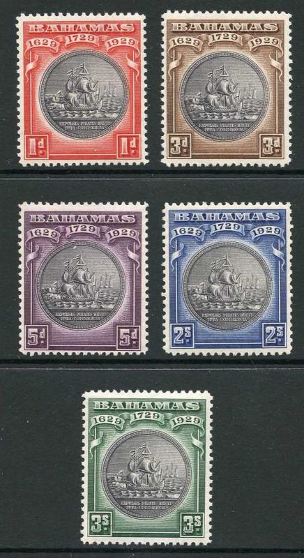 Bahamas 1930 Tercentenary Set Fine M/Mint