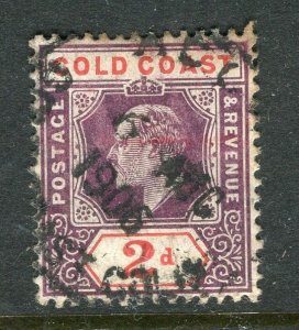 GOLD COAST; 1904 early Ed VII issue fine used 2d. fair Postmark