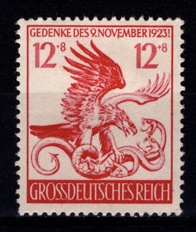 Germany 1944 21st Anniv. of Munich Rising, 12pf + 8pf [Unused]