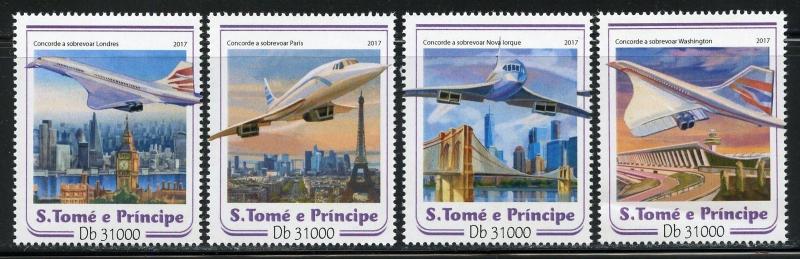 SAO TOME 2017  CONCORDE SET(4)  NH